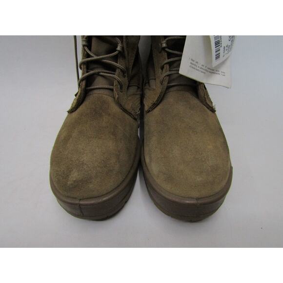 Mens Size 5.5 W Tan Suede Laces Tatical Military Combat Boots main image 5